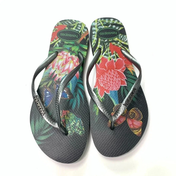 Havaianas Shoes - Havaianas metallic butterfly insole size 11/12